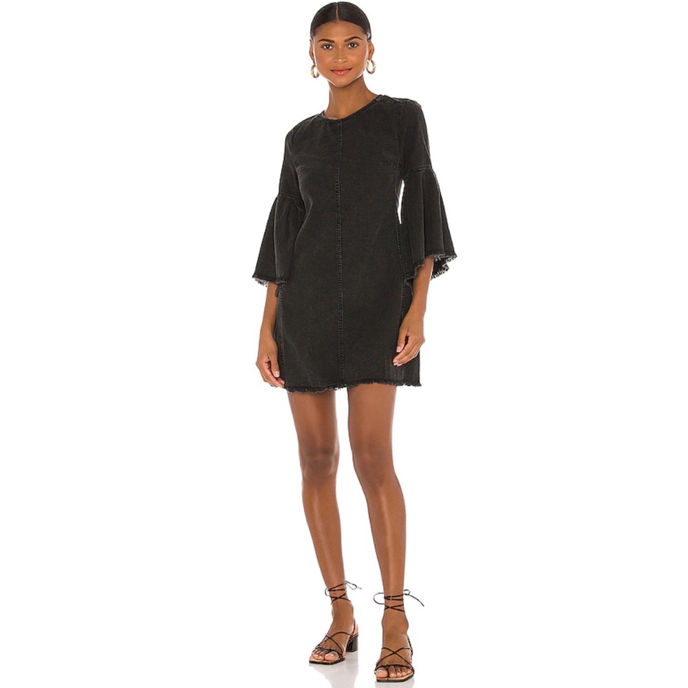 Free People Reckless Life Denim Dress NWT - Picture 2 of 9
